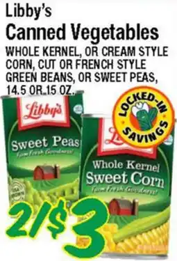 Western Beef Libby's Canned Vegetables offer