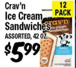 Western Beef Crav'n Ice Cream Sandwiches offer