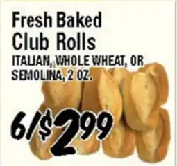 Western Beef Fresh Baked Club Rolls offer