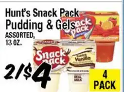 Western Beef Hunt's Snack Pack Pudding & Gels offer