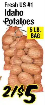 Western Beef Fresh US #1 Idaho Potatoes offer