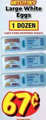 Western Beef MITLITSKY Large White Eggs offer