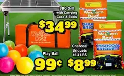 Western Beef BBQ Grill with Carrying Case & Tools, Charcoal Briquets 15.4 LBS offer