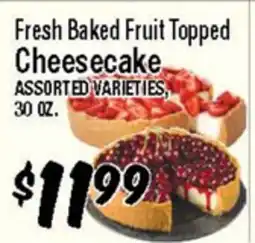 Western Beef Fresh Baked Fruit Topped Cheesecake offer