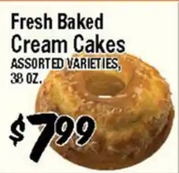 Western Beef Fresh Baked Cream Cakes offer