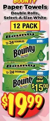 Western Beef BOUNTY Paper Towels offer