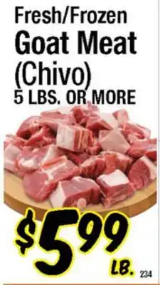 Western Beef Fresh/Frozen Goat Meat (Chivo) offer