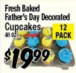 Western Beef Fresh Baked Father's Day Decorated Cupcakes offer
