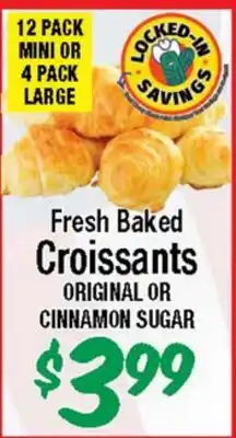 Western Beef Fresh Baked Croissants offer