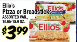 Western Beef Ellio's Pizza or Breadsticks offer