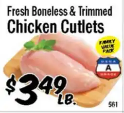 Western Beef Fresh Boneless & Trimmed Chicken Cutlets offer