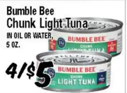 Western Beef Bumble Bee Chunk Light Tuna offer