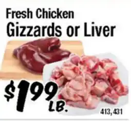 Western Beef Fresh Chicken Gizzards or Liver offer