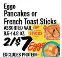 Western Beef Eggo Pancakes or French Toast Sticks offer