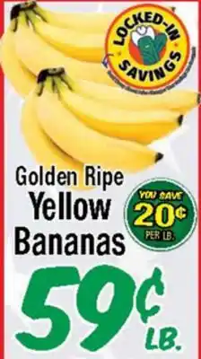Western Beef Golden Ripe Yellow Bananas offer