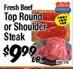 Western Beef Fresh Beef Top Round or Shoulder Steak offer