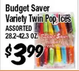 Western Beef Budget Saver Variety Twin Pop Ices offer