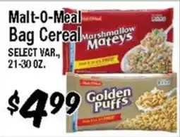 Western Beef Malt-O-Meal Bag Cereal offer