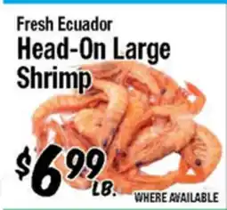Western Beef Fresh Ecuador Head-On Large Shrimp offer