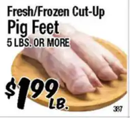 Western Beef Fresh/Frozen Cut-Up Pig Feet offer