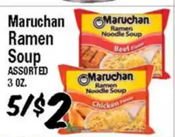 Western Beef Maruchan Ramen Soup offer