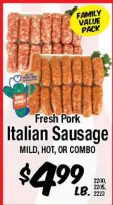 Western Beef Fresh Pork Italian Sausage offer