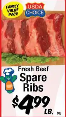 Western Beef Fresh Beef Spare Ribs offer
