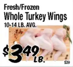 Western Beef Fresh/Frozen Whole Turkey Wings offer