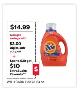 CVS Tide 73-84 oz offer