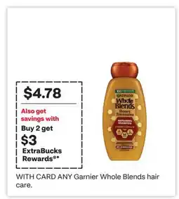 CVS ANY Garnier Whole Blends hair care offer