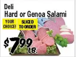 Western Beef Deli Hard or Genoa Salami offer