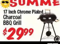 Western Beef 17 Inch Chrome Plated Charcoal BBQ Grill offer