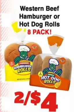 Western Beef Western Beef Hamburger or Hot Dog Rolls offer