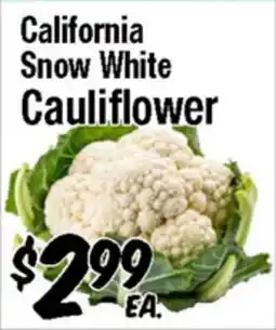 Western Beef California Snow White Cauliflower offer