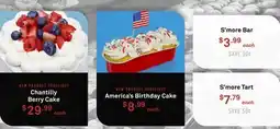 Standard Market America's Birthday Cake offer