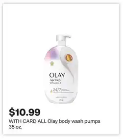 CVS ALL Olay body wash pumps 35 oz offer