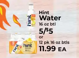 Sunset Foods Hint Water offer