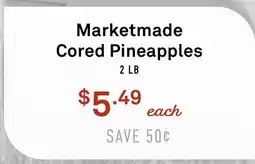 Standard Market Marketmade Cored Pineapples offer