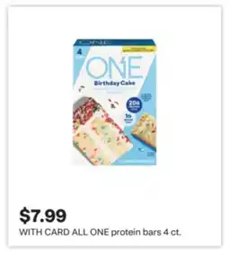 CVS ALL ONE protein bars offer