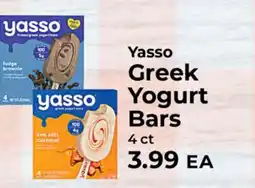 Sunset Foods Yasso Greek Yogurt Bars offer