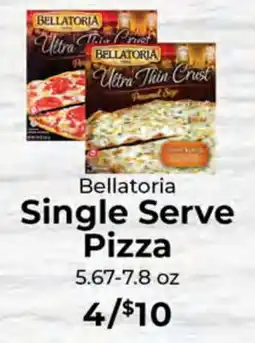 Sunset Foods Bellatoria Single Serve Pizza offer
