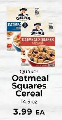 Sunset Foods Quaker Oatmeal Squares Cereal offer