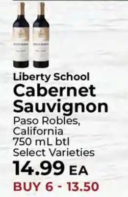 Sunset Foods Liberty School Cabernet Sauvignon offer