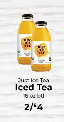 Sunset Foods Just Ice Tea Iced Tea offer