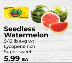 Sunset Foods Seedless Watermelon offer