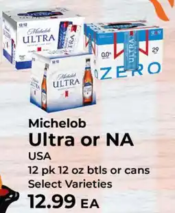 Sunset Foods Michelob Ultra or NA offer
