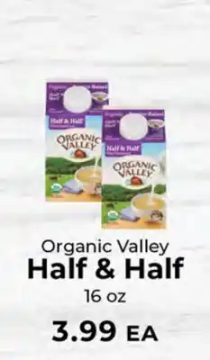Sunset Foods Organic Valley Half & Half offer