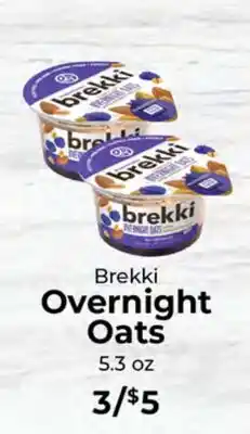 Sunset Foods Brekki Overnight Oats offer