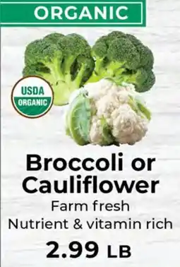 Sunset Foods Broccoli or Cauliflower offer