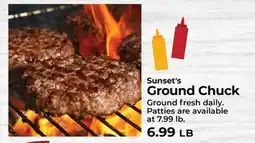 Sunset Foods Sunset's Ground Chuck offer